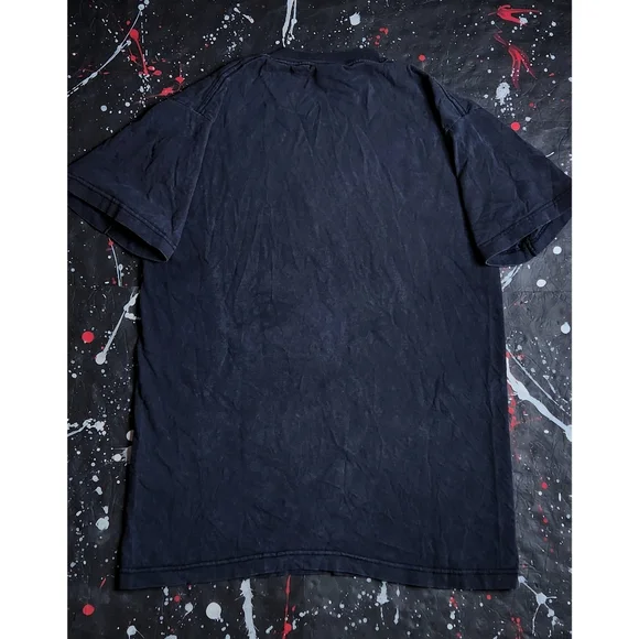 Vintage Baltimore Ravens men's distressed NFL spell-out graphic promo tee size M - Picture 4 of 7